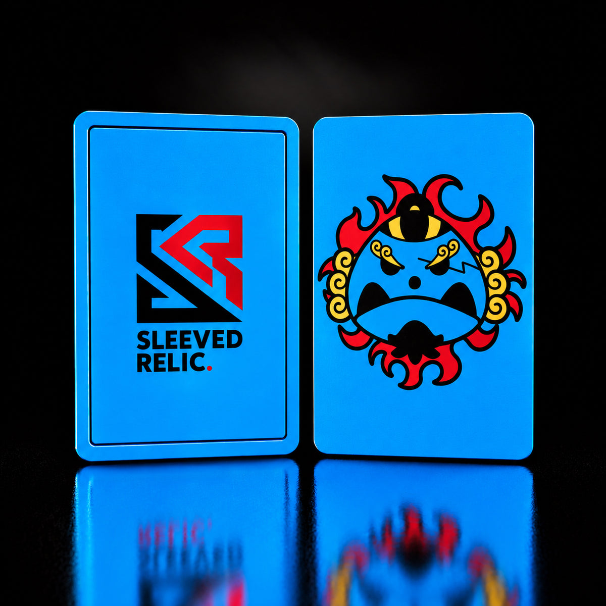 Limited Edition - Sleeved Relic Premium Leader Sleeve - Blue Jinbe