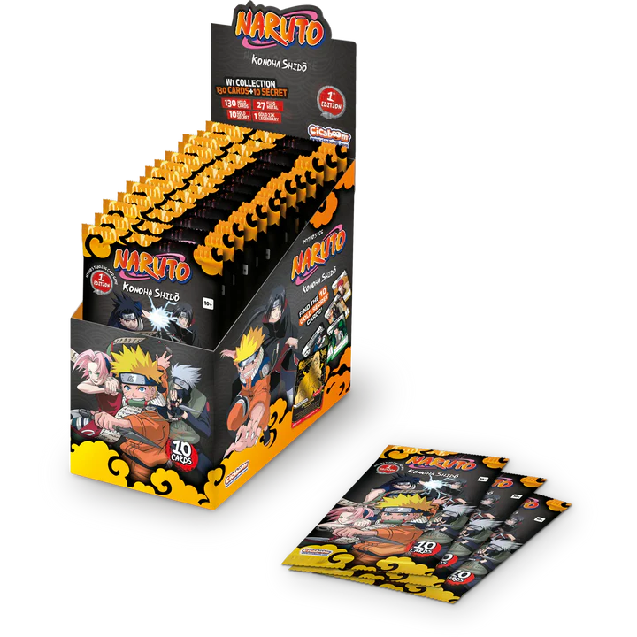 Naruto Mythos TCG - Set 01 - Konoha Shido - Booster Box (24x Packs) (1st Edition)