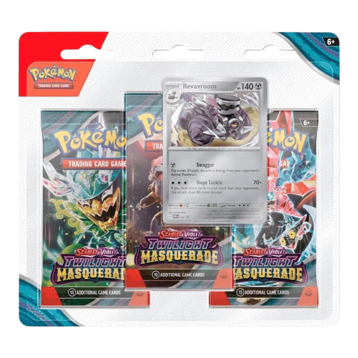 Pokemon Twilight Masquerade 3-Pack Blister (Revaroom)