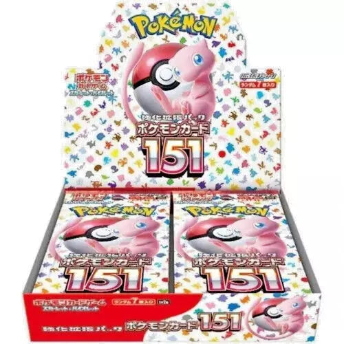 Pokemon Japanses 151 Booster Box - Sealed & Shrink Wrapped from Factory.