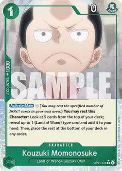 Kouzuki Momonosuke (OP01-041) (V.3)
