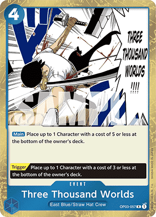 Three Thousand Worlds (OP03-057) (V.1)