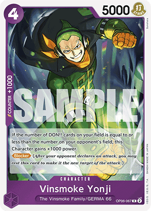 Vinsmoke Yonji (OP06-067) (V.1)