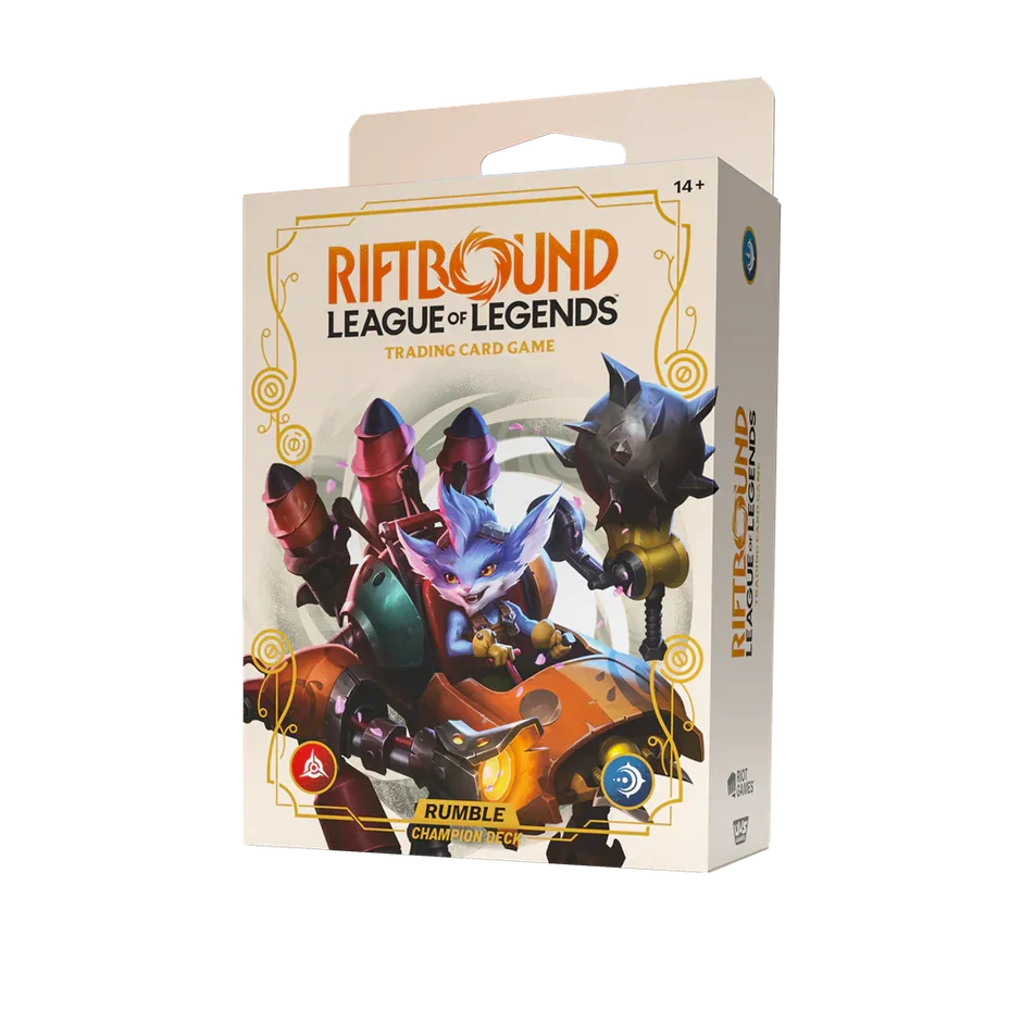 Riftbound: League of Legends TCG - Set 02 - Spiritforged - Champion Deck - Rumble