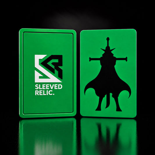 Limited Edition - Sleeved Relic Premium Leader Sleeve - Green Mihawk
