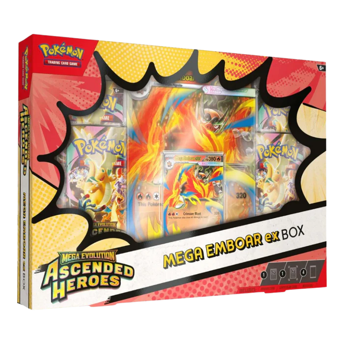 Pokémon TCG - Ascended Heroes Mega Emboar ex Box