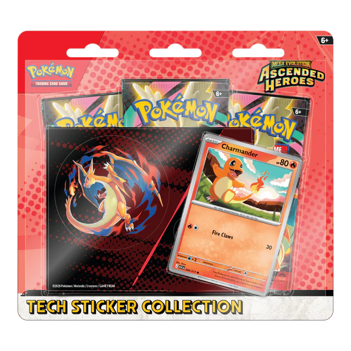 Pokemon TCG: Ascended Heroes Tech Sticker Collection (choose promo)