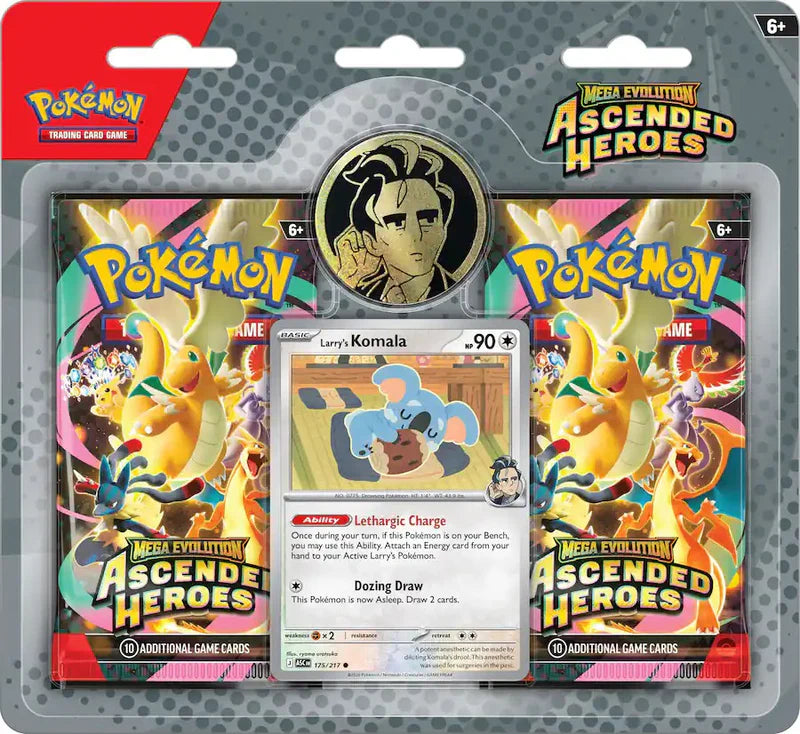 Pokemon TCG: Ascended Heroes 2-pack blister (choose promo)