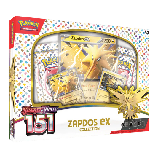 Pokemon TCG - Scarlet & Violet - 151 Zapdos ex Collection Box