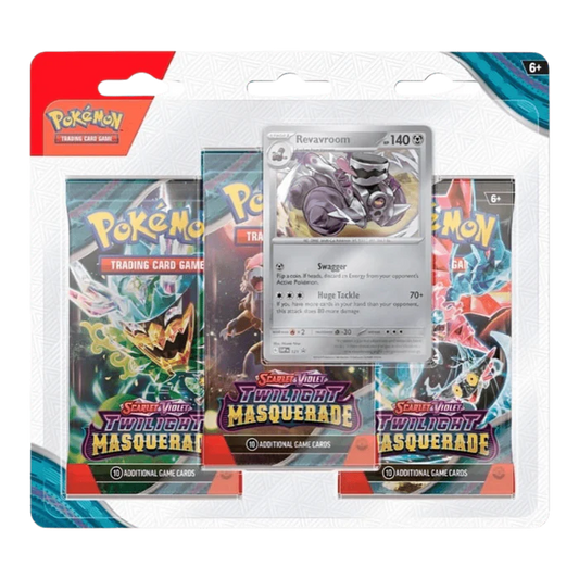 Pokemon Twilight Masquerade 3-Pack Blister (Revaroom)