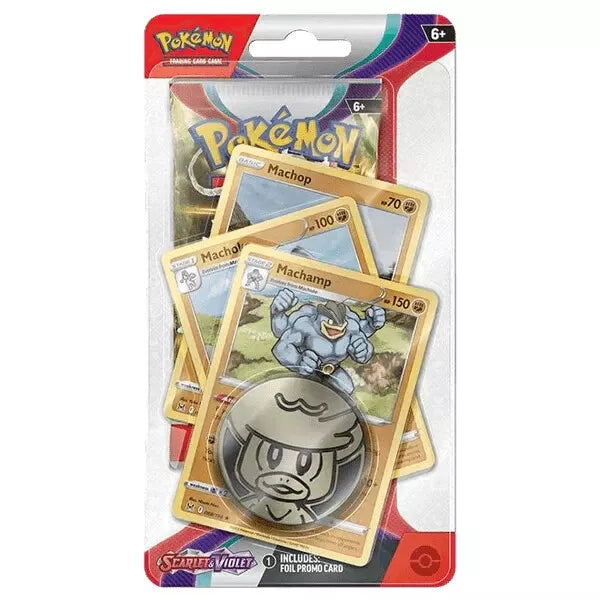 Pokemon SCARLET & VIOLET Premium Checklane Blister- MACHAMP