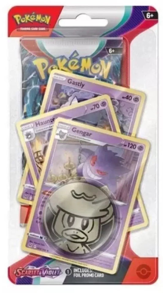 Pokemon SCARLET & VIOLET Premium Checklane Blister- GENGAR