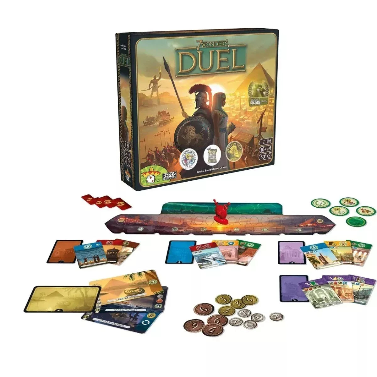 7 Wonders Duel | 2-Player Board Game