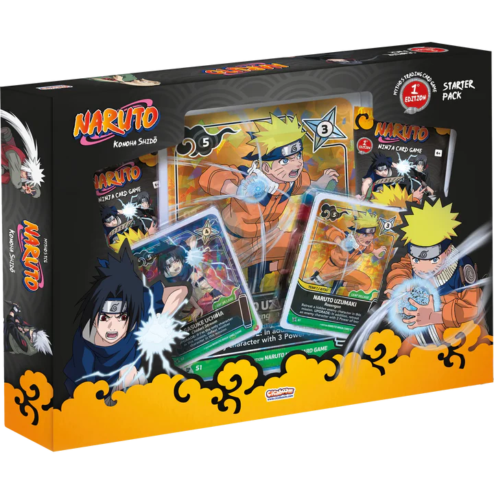 Naruto Mythos TCG - Set 01 - Konoha Shido - Starter Pack - Naruto & Sasuke (1st Edition)