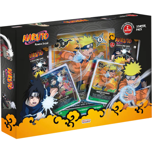 Naruto Mythos TCG - Set 01 - Konoha Shido - Starter Pack - Naruto & Sasuke (1st Edition)