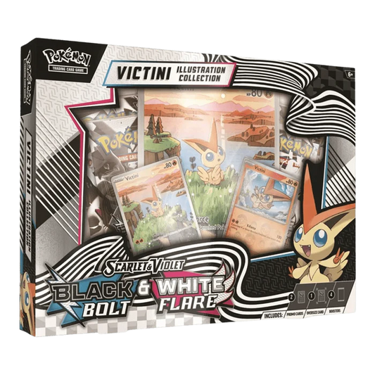 SV Black Bolt & White Flare Unova Victini Illustration Collection