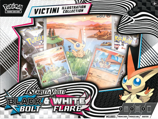 SV Black Bolt & White Flare Unova Victini Illustration Collection